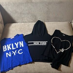Miss Popular shirts. Size 10/12